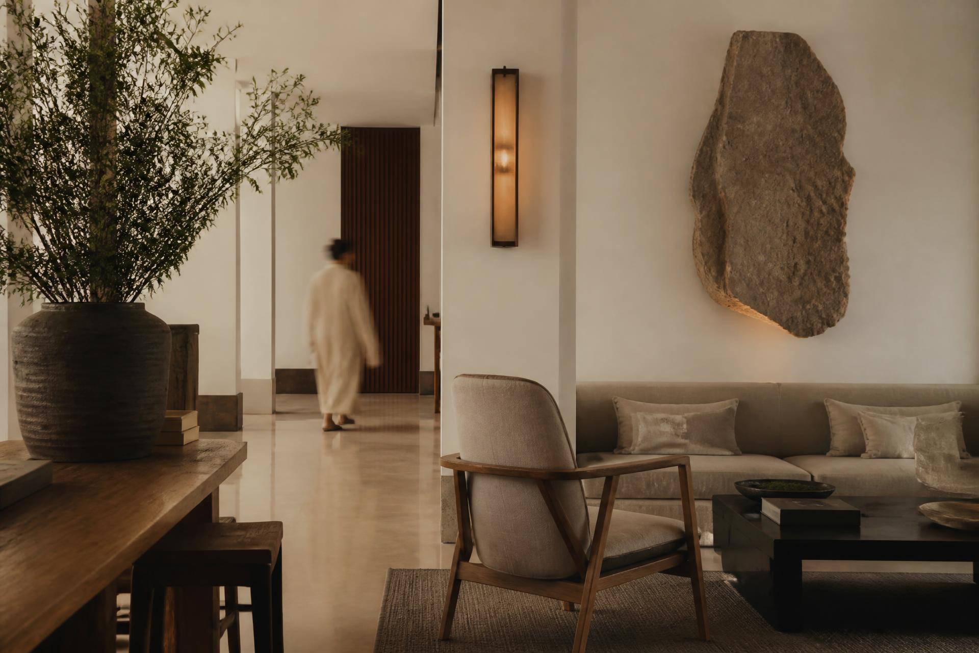 A quiet, hospitality-inspired residential interior